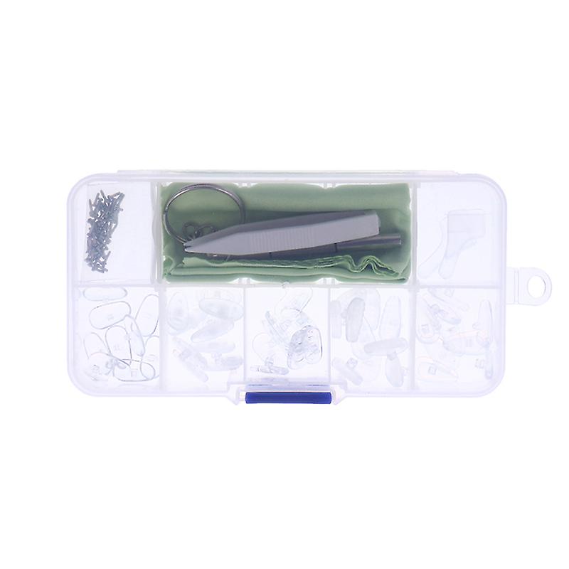 Silicone Nose Pads Eyeglasses Sunglasses Screws For Glasses Optical Repair Kit