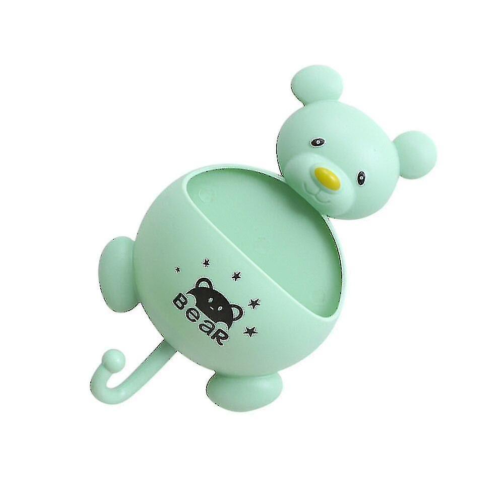 Multifunction Suction Cup Storage Racktoothbrush Holder Soap Rack (green)toothbrush Holders