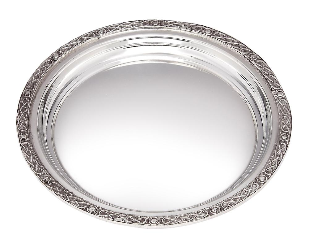 Medium Celtic Rim Pewter Tray