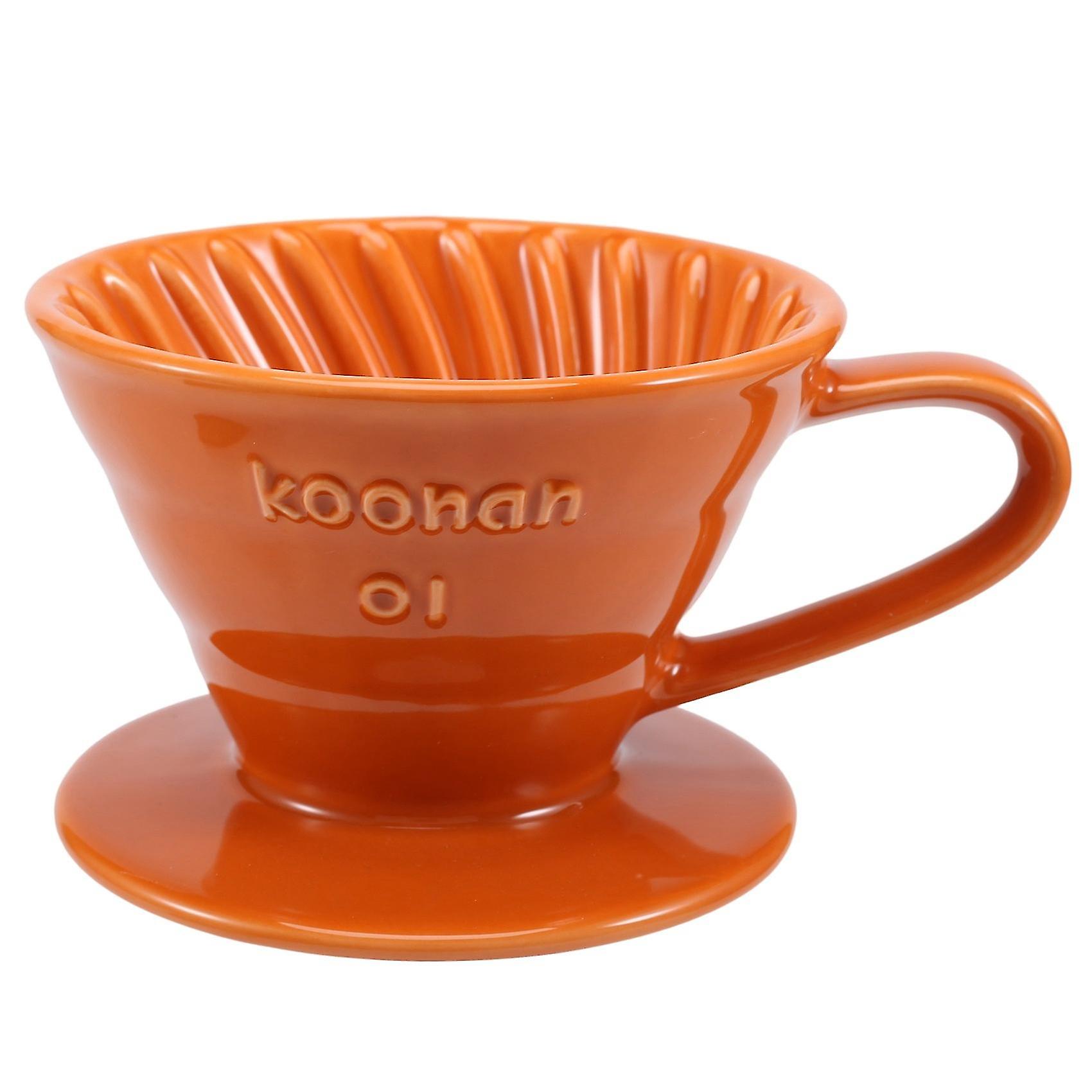 Keramisk håndbrygget kaffefilterkopp konisk filterkaffedryppersett husholdningskaffeapparat P