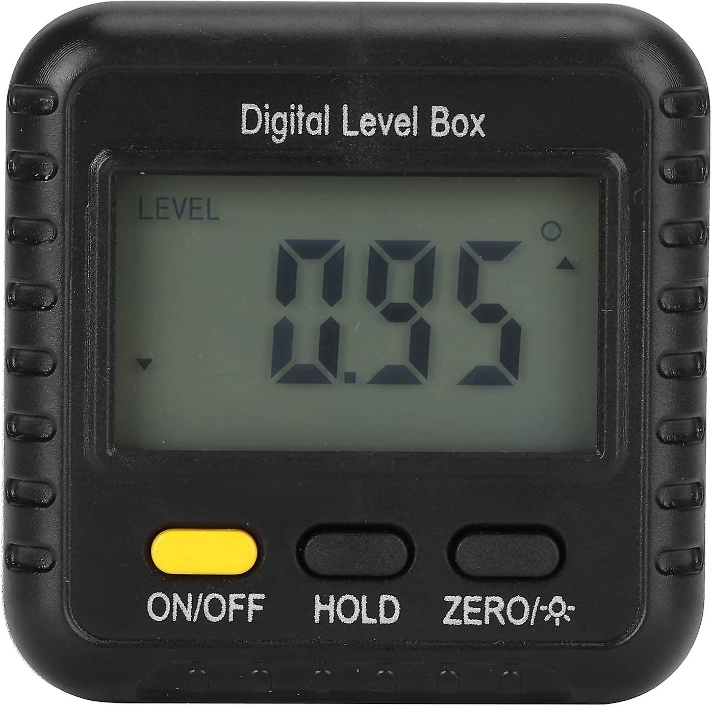 Digital Inclinometer Mini 360 Degree Angle Finder Protractor Woodworking Tool, Digital Angle Meter Angle Level(Without Horizontal Bubble)