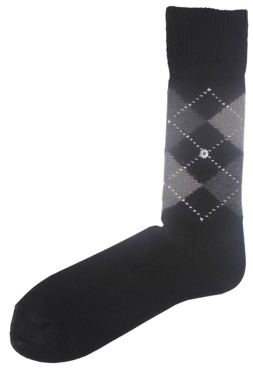 Burlington Preston Socks - Black/Grey/Dark Grey