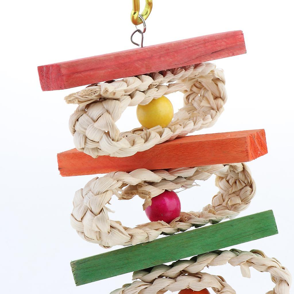 Bird Parrot Cage Hanging Chew Toy Parrot Climb Chew Toys for Bird Parrot