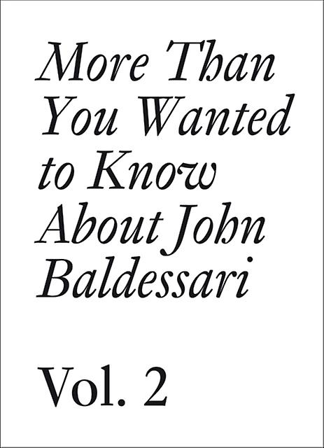 John Baldessari Paperback