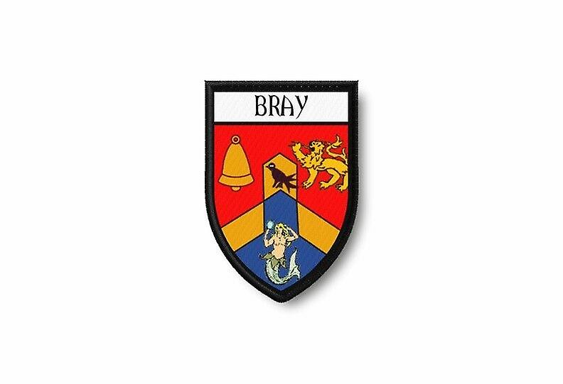 Bord Brode Blason Print Print Thermocollant Ville Region Uk Bray