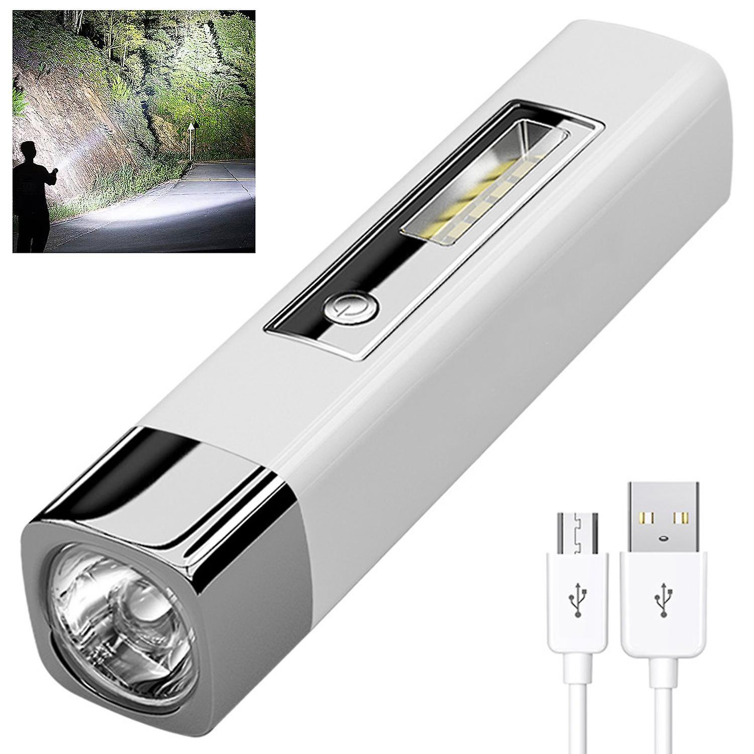 Flashlight Side Lights Heat Dissipation Waterproof Illumination Hiking Emergency LED Flashlight