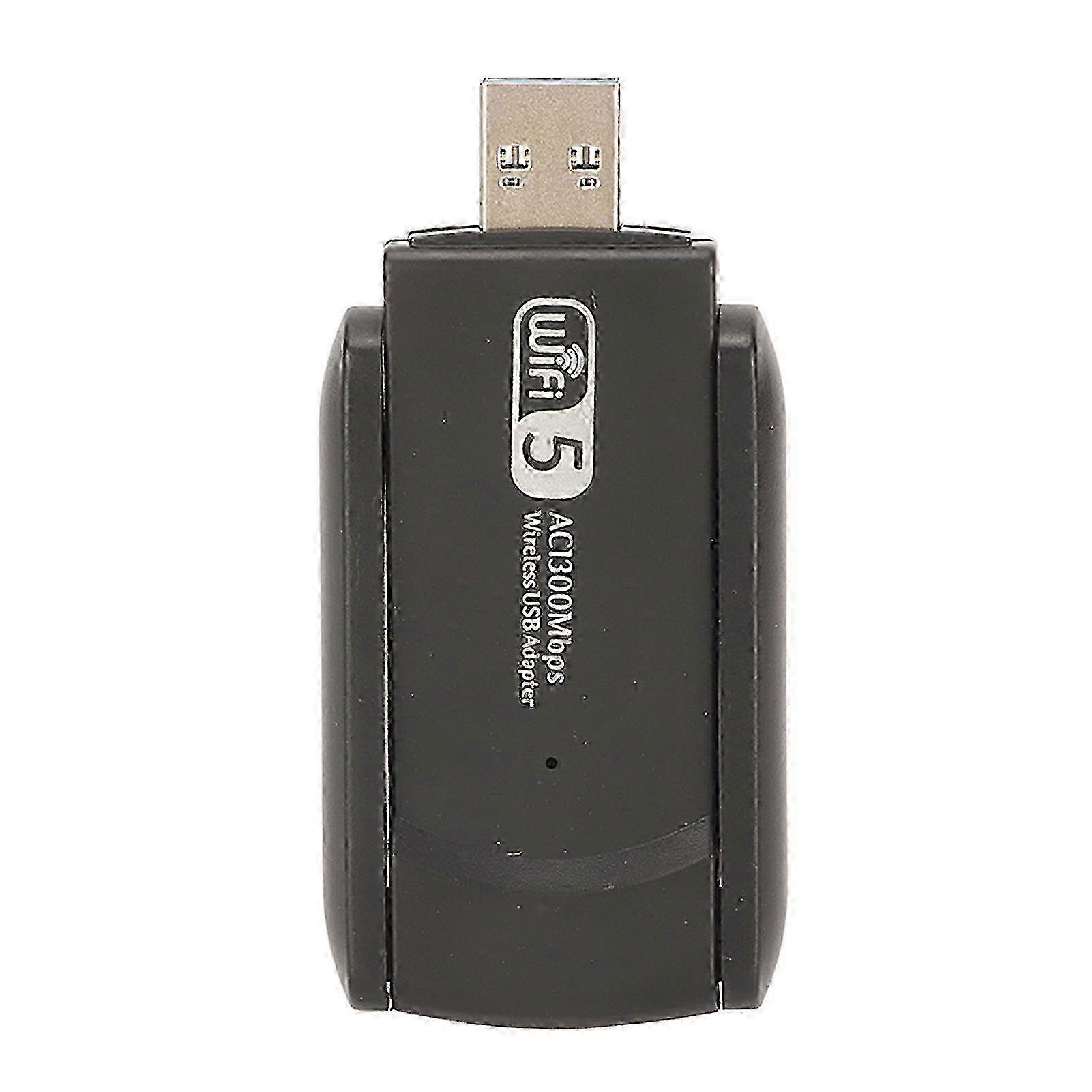 Stable and Fast USB 3.0 WiFi Dongle, Dual Band 867Mbps/400Mbps, 3dBi High Gain Antenna, WiFi Adapter for Desktop, Laptop, Phone