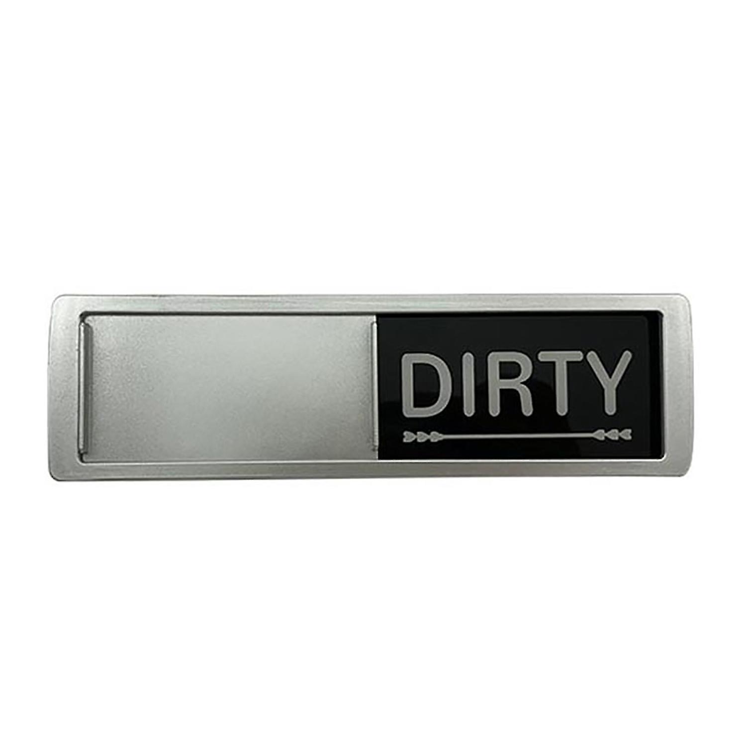 Dishwasher Indicator Sign Easy to Read Non-scratch Less Dish Stress Compact Strong Magnet Dishwasher
