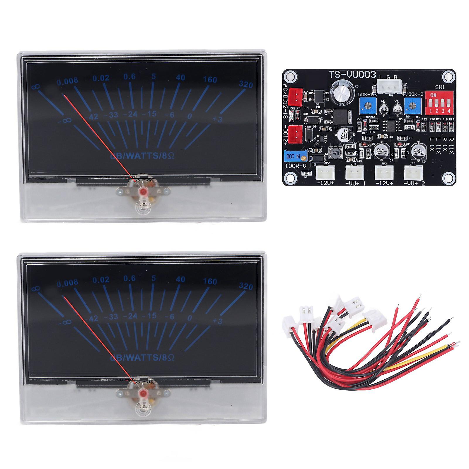 Power Amplifier Meter o Level High Accuracy Pointer Type Digital Power Amplifier Driver with Backlit