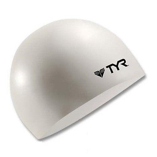 TYR Wrinkle Free Silicone Swim Caps White - Womens