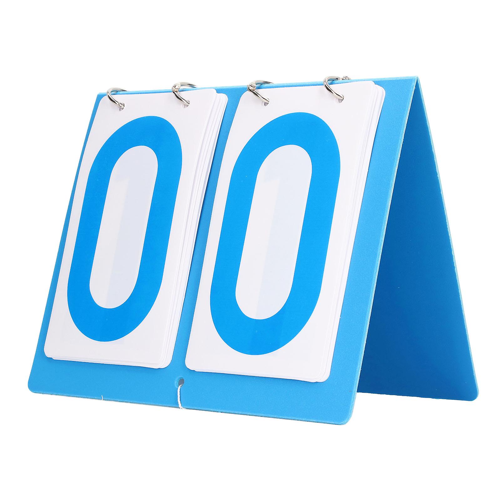 Verdant Touch Sport Score Keeper 2 Digit Sports Scoreboard for Tennis Football Volleyball Basketball, Blue Plastic