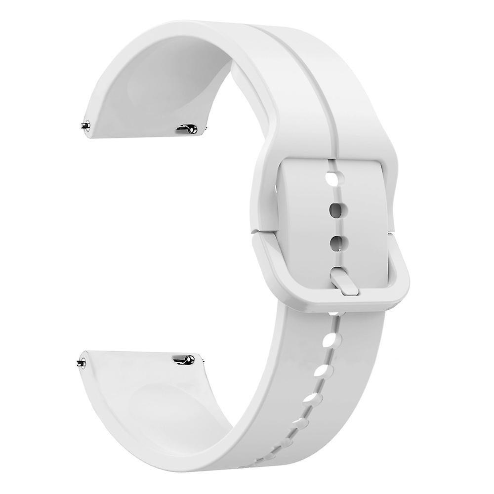 Suitable for Amazfit GTR Mini Silicone Strap 20mm Notched Solid Colour Buckle