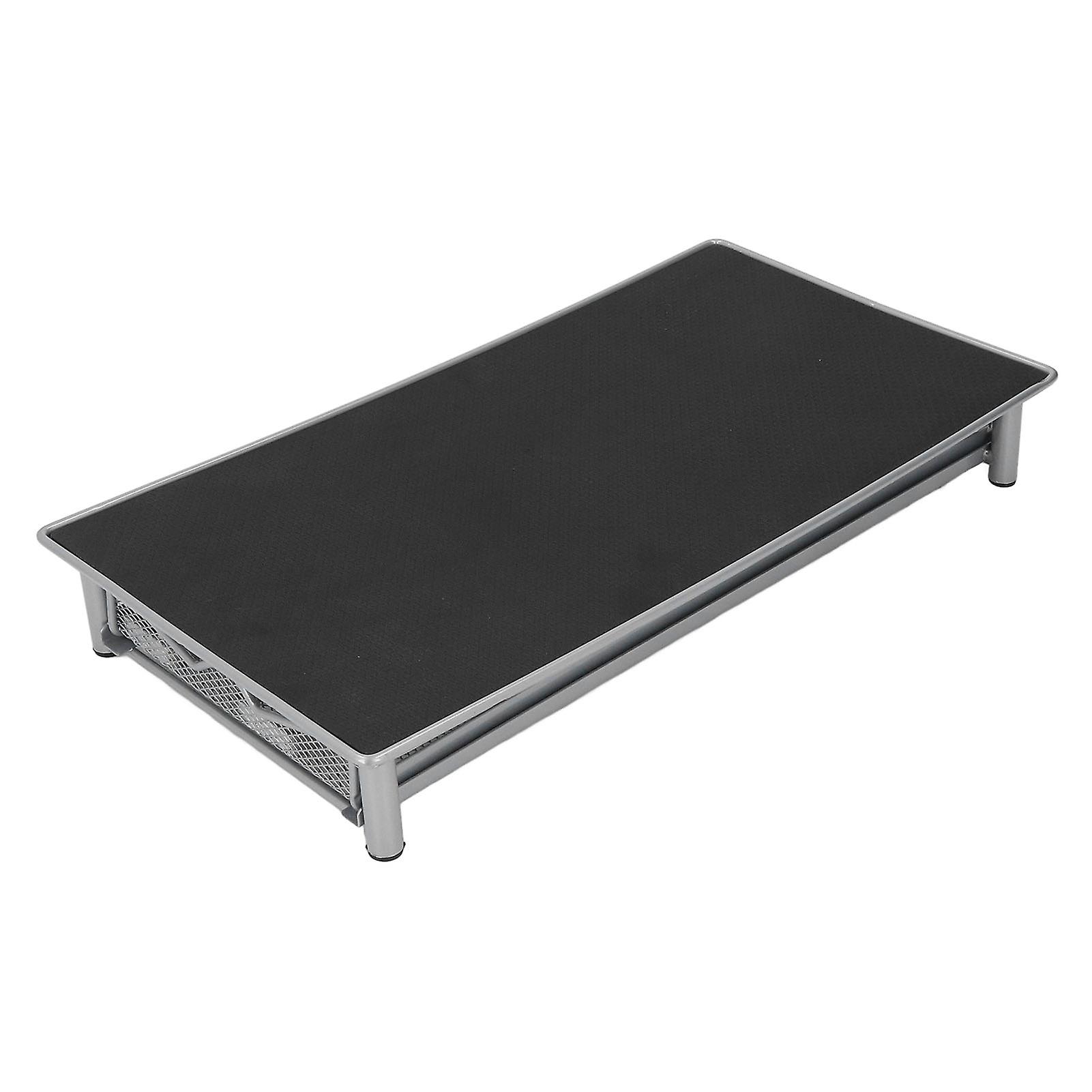 Capsule Storage Box Sliding Design Waterproof Iron Capsule Storage Drawer for 40 Pods Home Grey