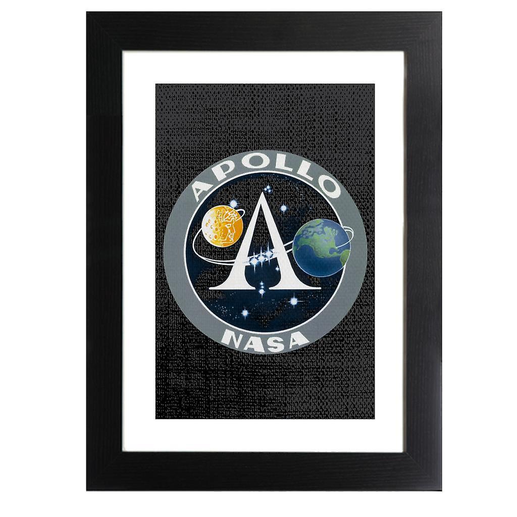 NASA Apollo Program Logo Badge Framed Print