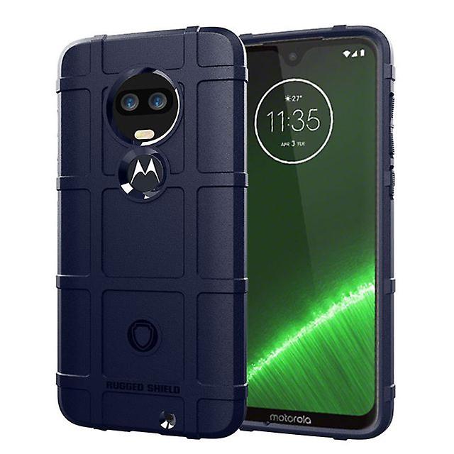 Durable Shockproof Protective Shell Case for Moto G7 Plus - Blue