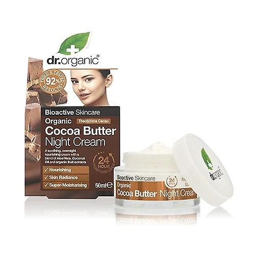 Organic Cocoa Butter Night Cream 50 ml of cream