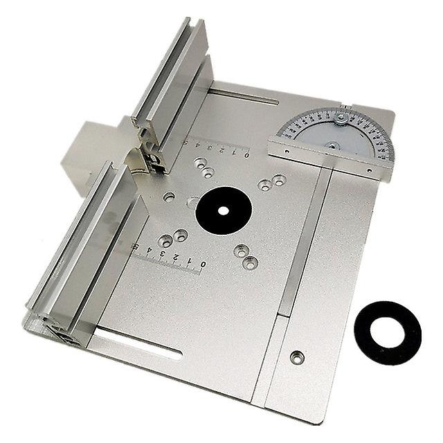 Router Table Insert Plate For Woodworking Benches Table Saw With Miter Gauge Guide Aluminium Profile Fence Sliding Brackets