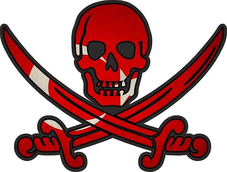 贴纸贴纸海盗杰克拉克汉姆卡利科国旗国家 TR 土耳其