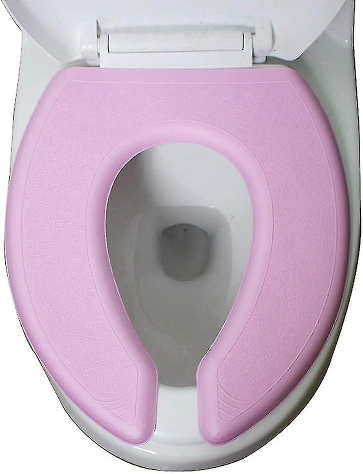 Universal Waterproof EVA Foam Toilet Seat Cushion WC Seat Cover Toilet Seat Cushion Pad Paste-Type W