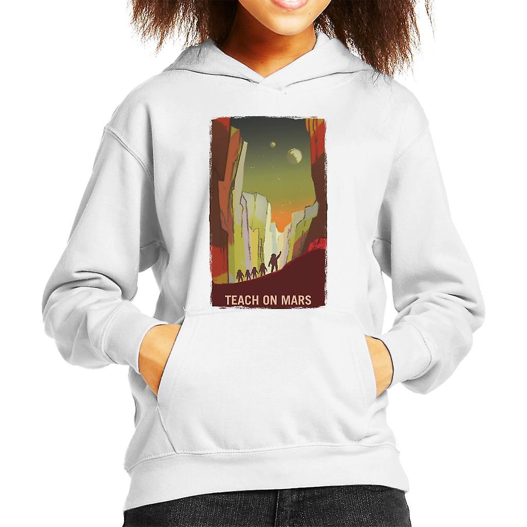 NASA Teach On Mars Kid's Hooded Sweatshirt