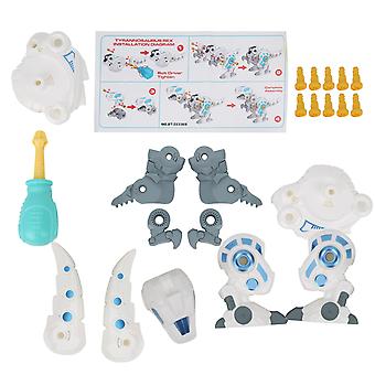DIY Dinosaur Model Kit - Take Apart Tyrannosaurus Rex Toy Set, Educational Assembly Play for Kids, STEM Learning & Creativity Boosting, Ideal