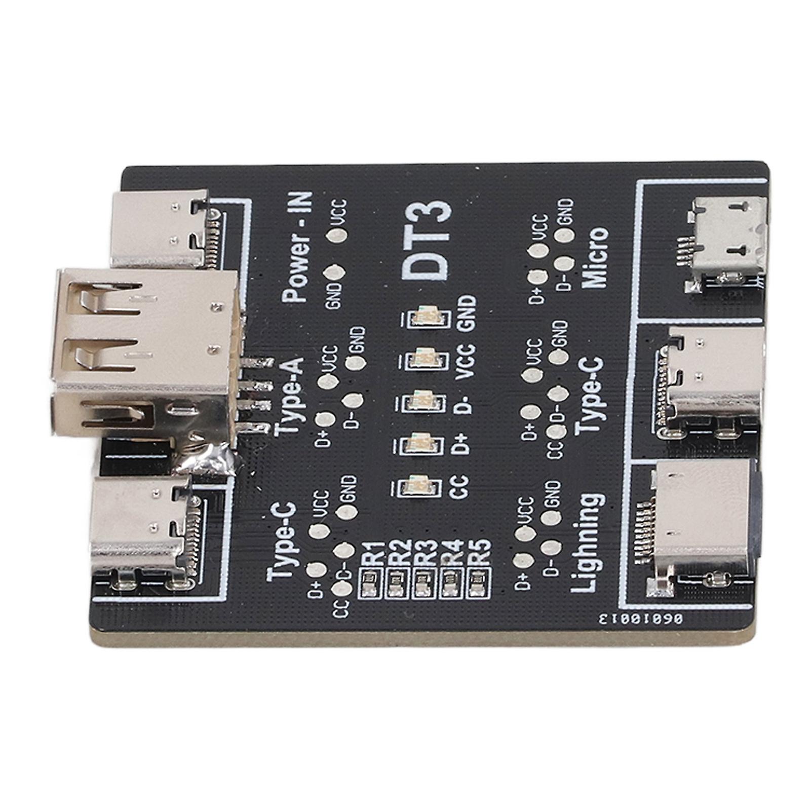 Data Cable Detection Board Sensitive Accurate Multiple Protection USB Cable Tester for Type C 