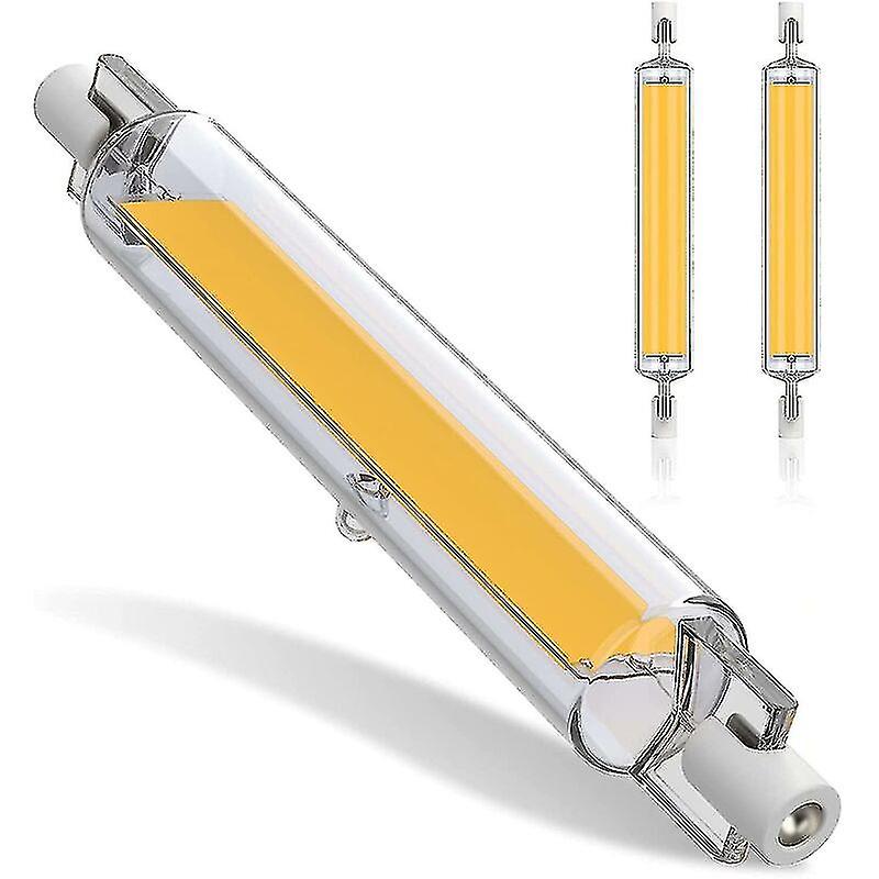 20W R7s Led Birnen 118mm dimmbar, R7s LED Birne 118mm warmweiß, R7s LED Birnen 118mm, 360 Strahlbeleuchtung, AC 220-240V, 2er Pack, Macaron