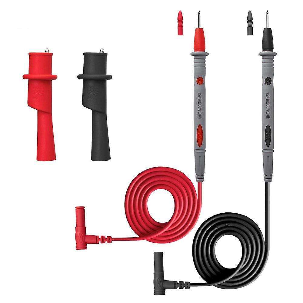 20A Silicone Super Sharp Multimeter Test Line + Crocodile Test Clamp