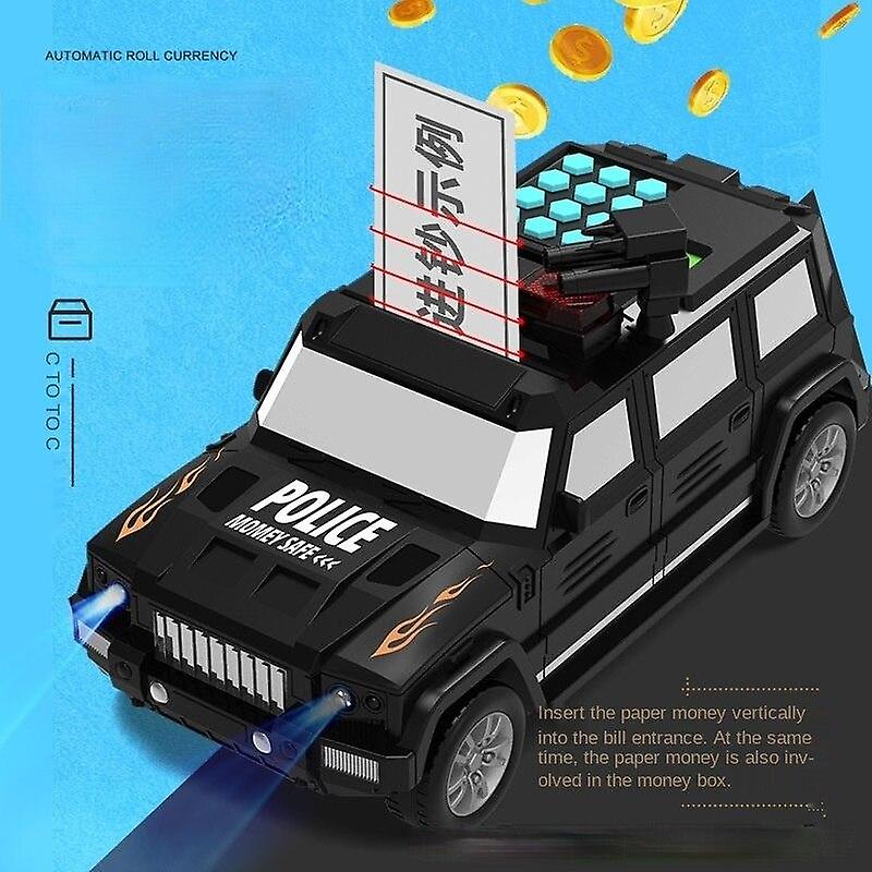 Piggy Bank For Kids Coin Money Atm Birthday Hummer Bank Note Transport Car Rechargeable Cq14