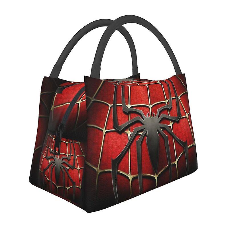 مخصص لطيف العنكبوت حقيبة الغداء الرجال النساء الحرارية برودة علب الغداء المعزولة للنزهة التخييم العمل السفر