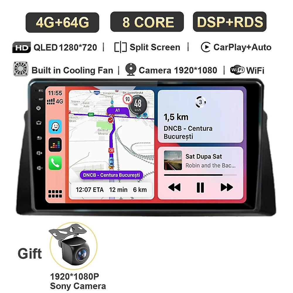 9" Car Radio Android 13 For Lifan 720 2013 -2015 Stereo Carplay Auto Multimedia Navigation Gps Video Player Wireless 4g Wifi Dsp