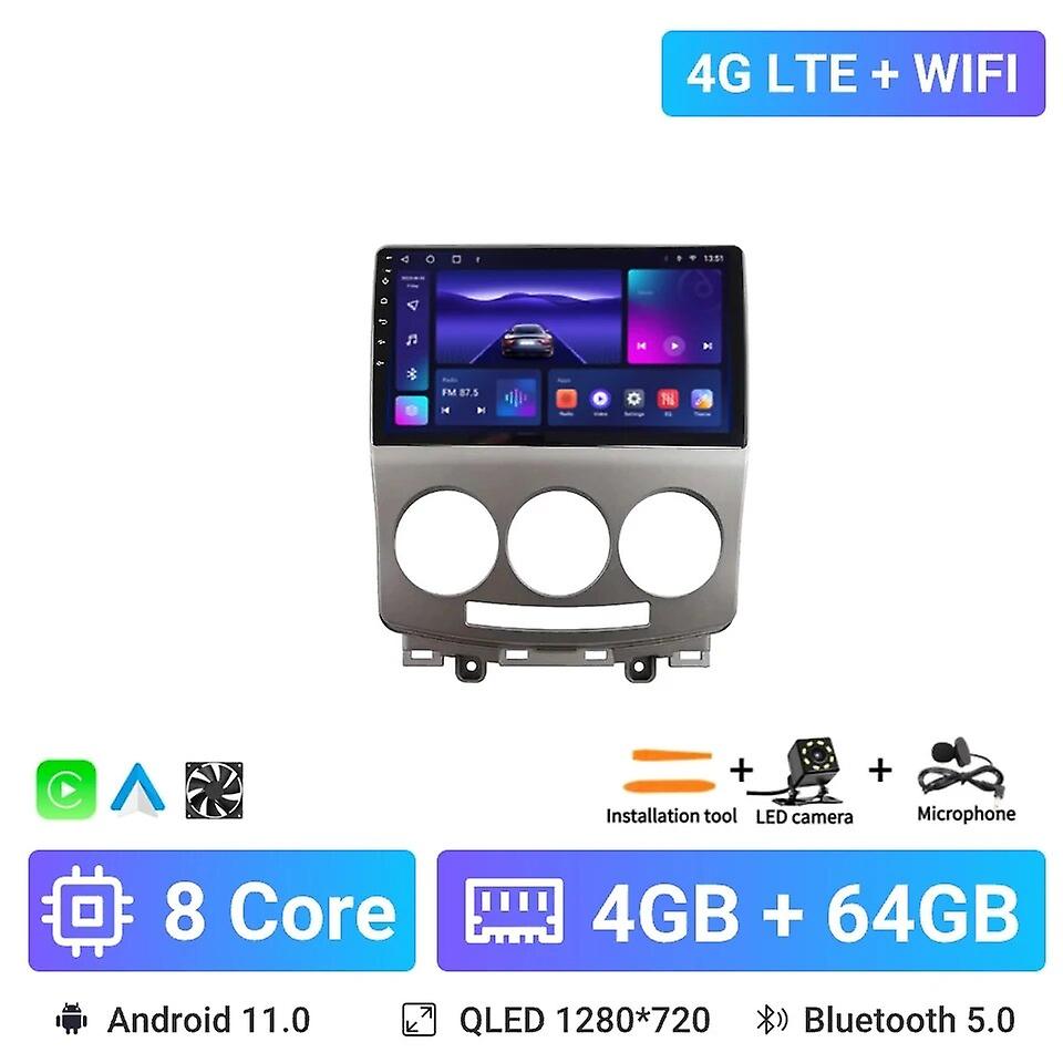 Car Radio Multimedia 2 Din For Mazda 5 2005 - 2010 9 Inch Android 12 Video Player Gps Navigation 4g Carplay Head Unit Autoradio