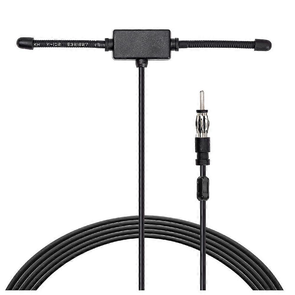 Universal Car Stereo AM FM Dipole Antenna,Hidden Adhesive Mount AM FM Radio Antenna for Vehicle Car Truck SUV Radio Stereo