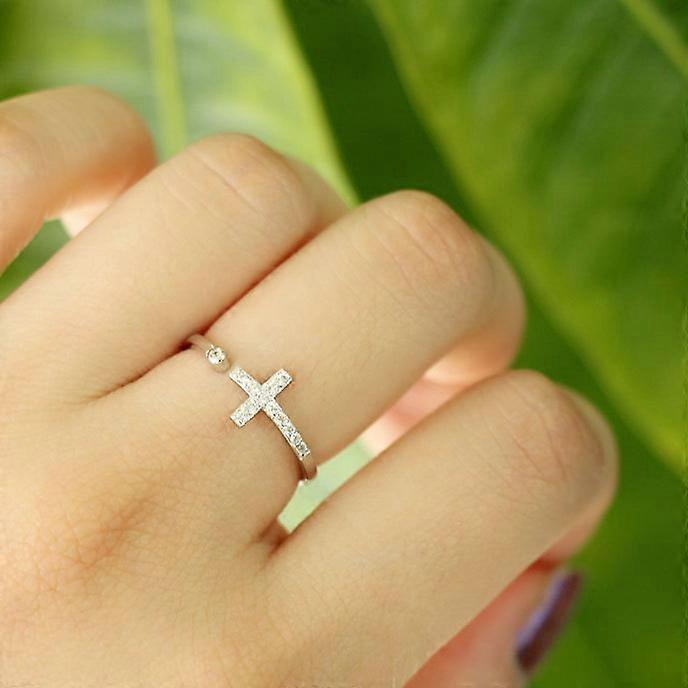 I believe in you ring, adjustable split ring