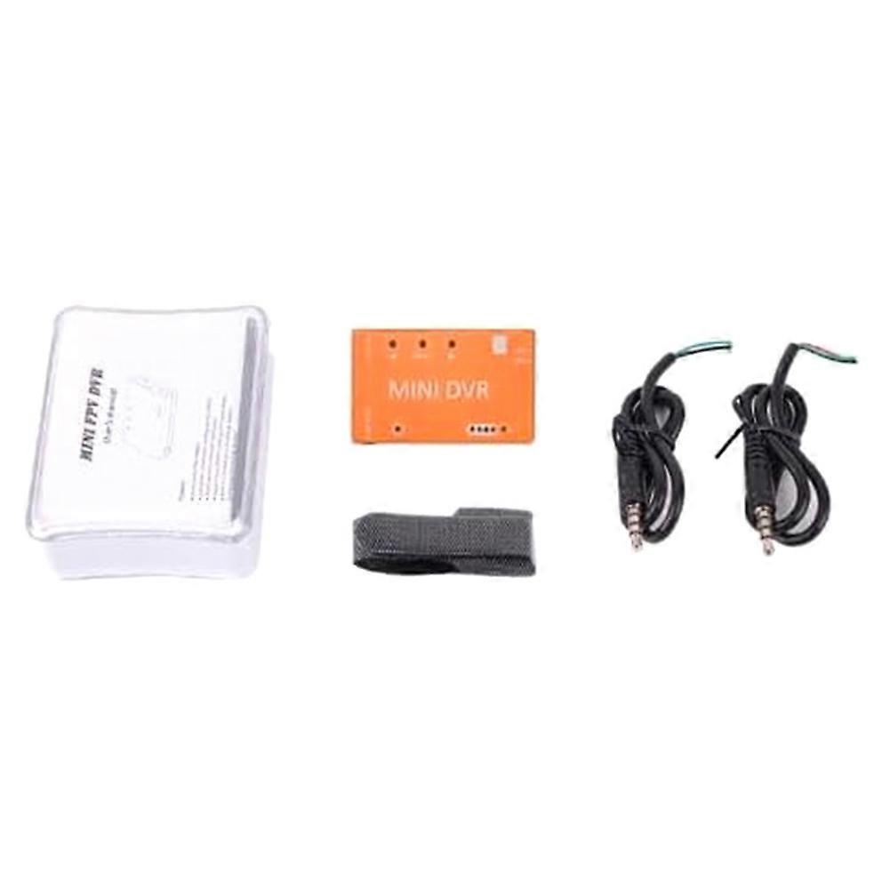 Mini FPV DVR Video Audio Recorder Built-in 3.7V 400mah Battery for FPV RC Multicopters