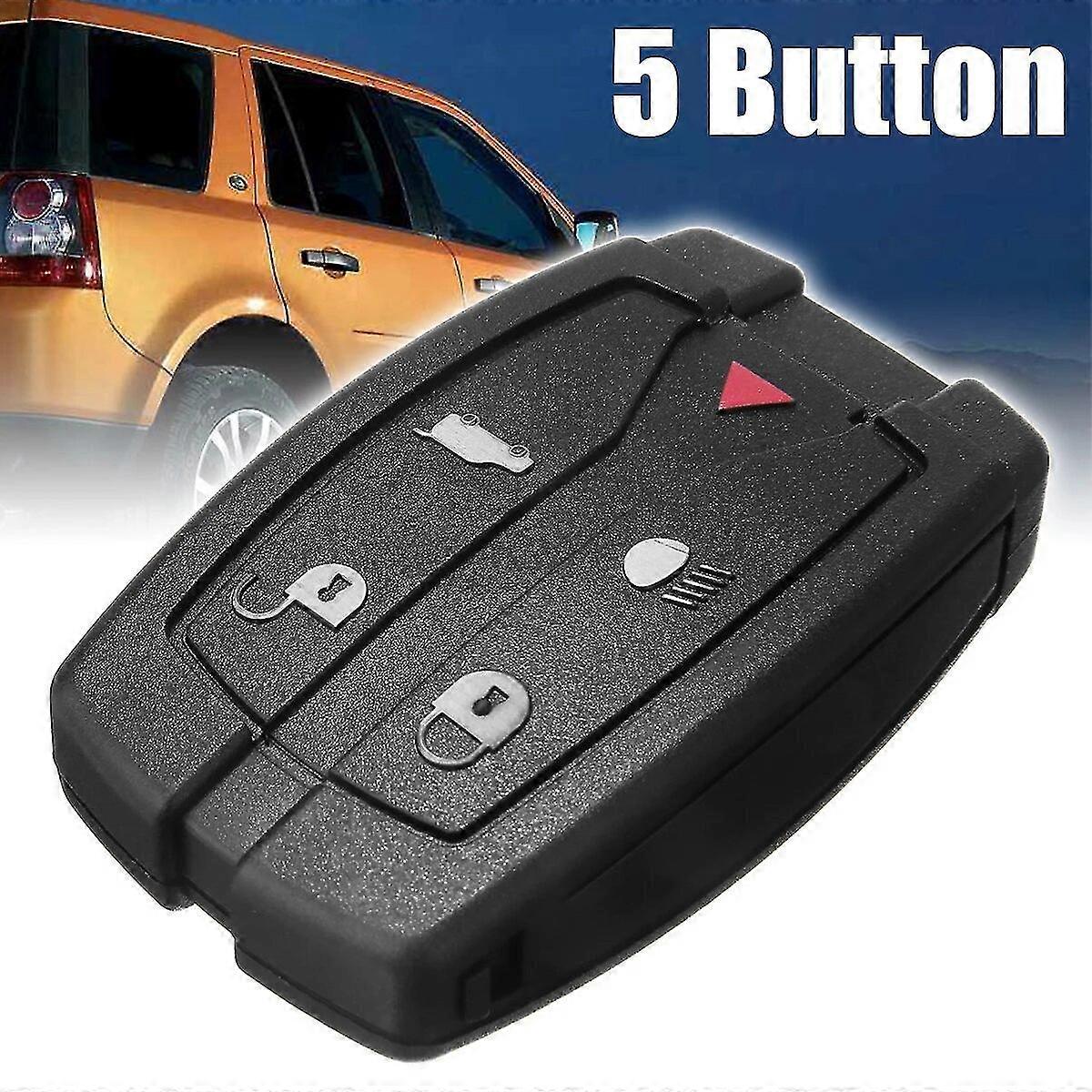 5 Button Remote Key Fob Case Shell Key Blade Replacement Key Fob Case For Land Rover Freelander 2