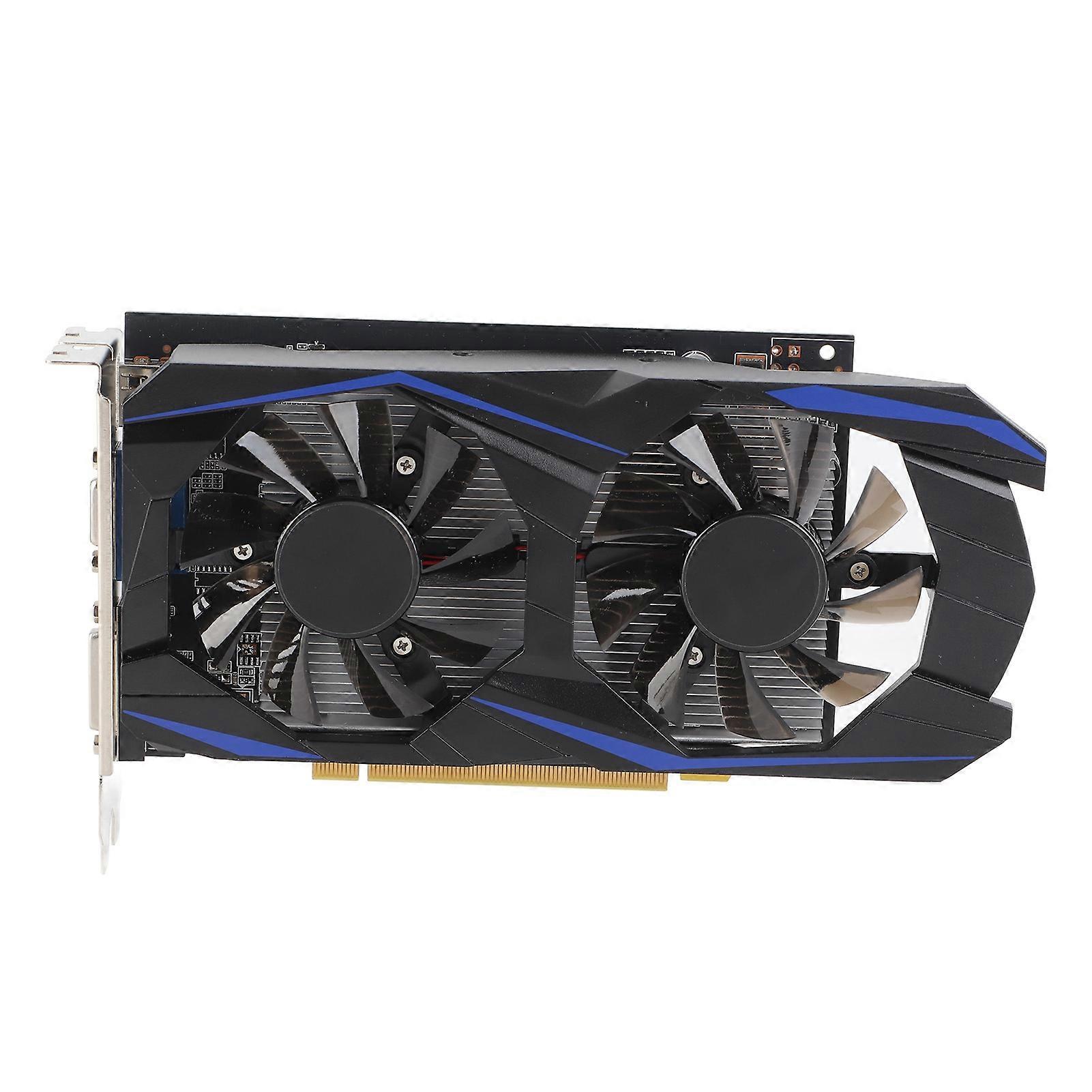 Graphics Card 128bit 4GB DDR5 700MHz Automatic Recognition Durable Computer Accessories for Dual Fan Desktop Computer