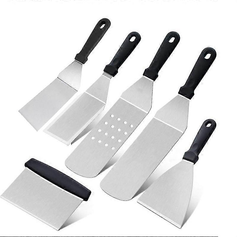 6 Piece Barbecue Tool Set Bbq Spatula Accessory Tools
