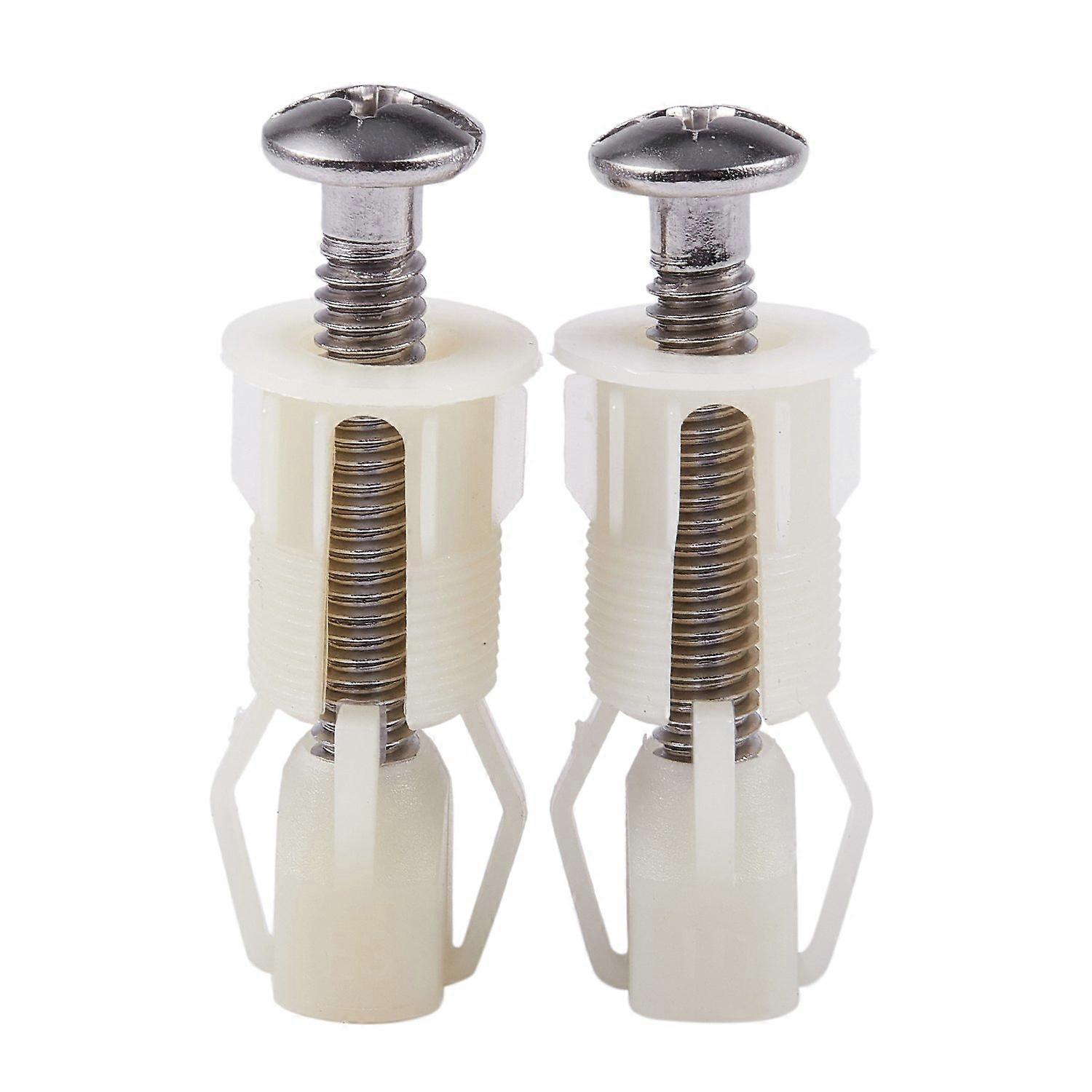 2pcs Toilet Seat Screws Toilet Seats Hinges Type&Size:4# 38Mmx5mm