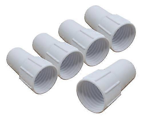 White Swimming Pool Vacuum Hose Fitting Sets (5 Pcs)