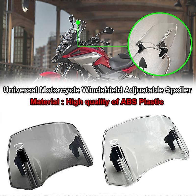 Fit For HONDA NC750X NC750S NC700S NC700X NT1100 WH400 NC700 ST1300 Motorcycle Windshield Extension Adjustable Spoiler Deflector