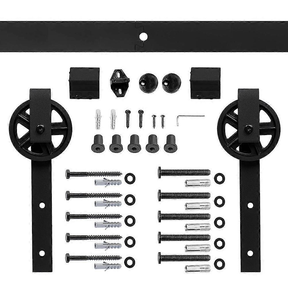 Barn Door Hanging Rail,  Rustic Sliding Set