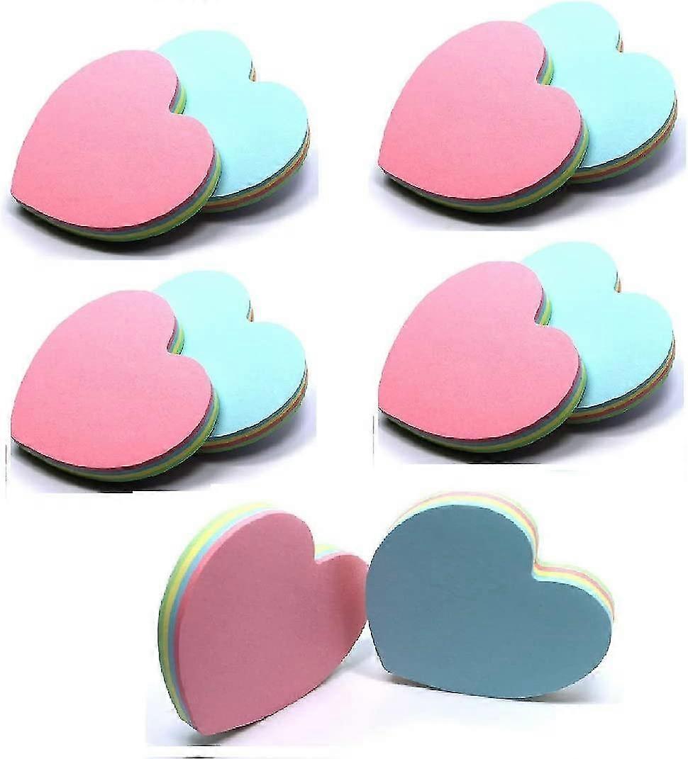 Sticky Notes Funny Heart Shape Sticky Notes 100 Sheets Blocks Notes Sticky Notes Sticky Notes Sticky -NMAOV