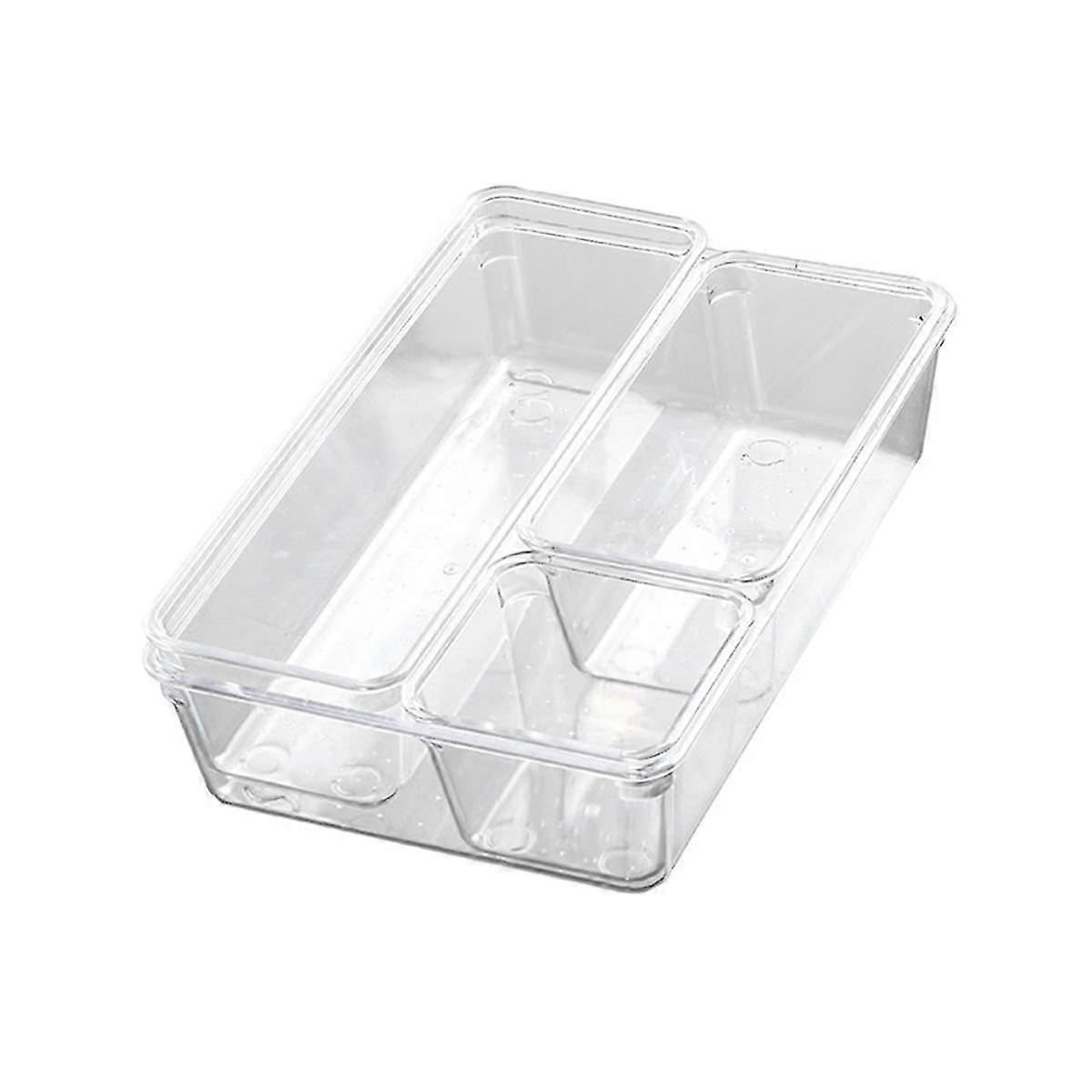 4-pack Premium Acrylic Drawer Organizer Trays Crack-resistant, Multi-use Trays