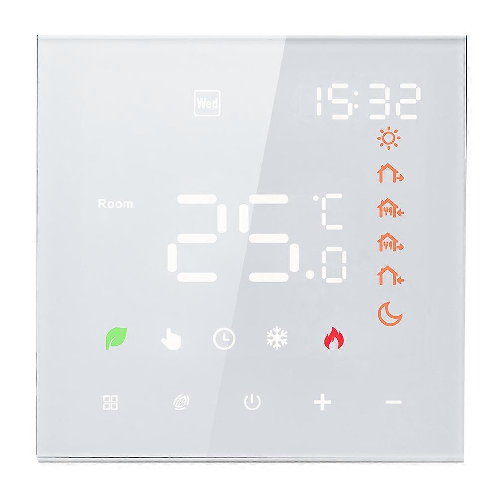 Smart Tuya WiFi Thermostat Voice Control 3A Digital Programmable LCD Display Touchscreen Underfloor Heating Temperature Controller Digital Intelligent