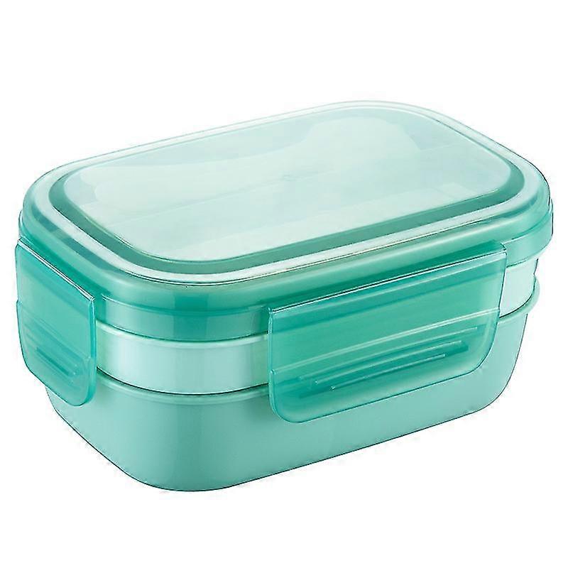 Lunch Box With Compartments 1900 Ml Children/adults Bento Box 3 Layers Travel Lunch Box With Cutlery, Lunch Box For Work/picnic