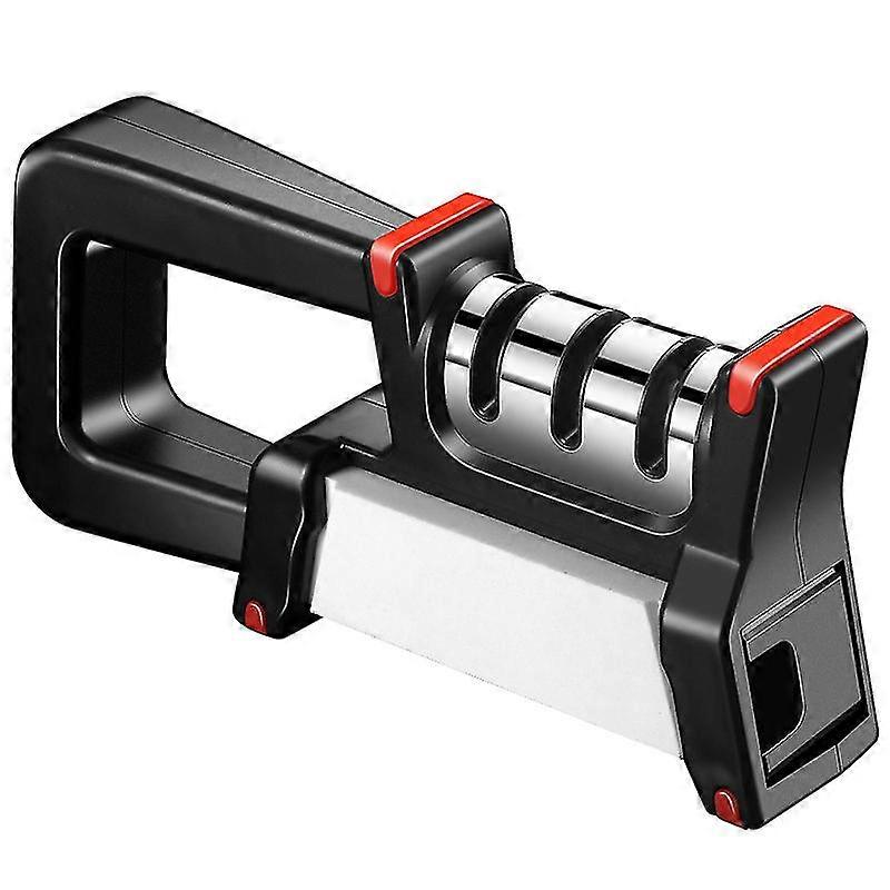 Kitchen Four In Diamond 304 Sharpener Household Quick Sharpener Multi-function Chopper Sharpening Stone