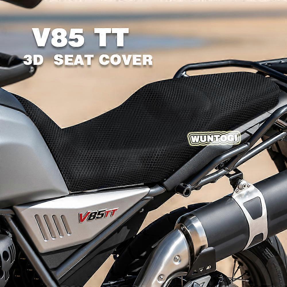 Coprisedile Moto Coprisella Rete Traspirante Per Moto Guzzi V85 TT Cuscino Ventilato Protezione Sella Accessorio A 960989 - 5