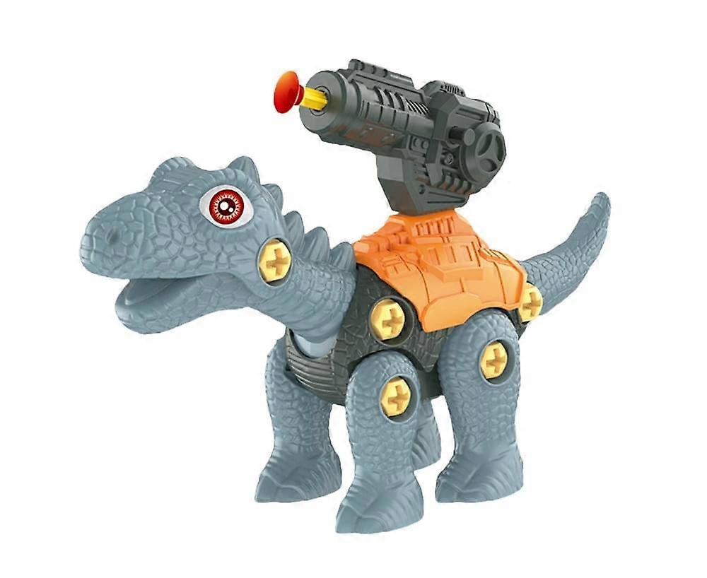1 Set Safe Dinosaur Model Parent-child Interaction Kids - Grey