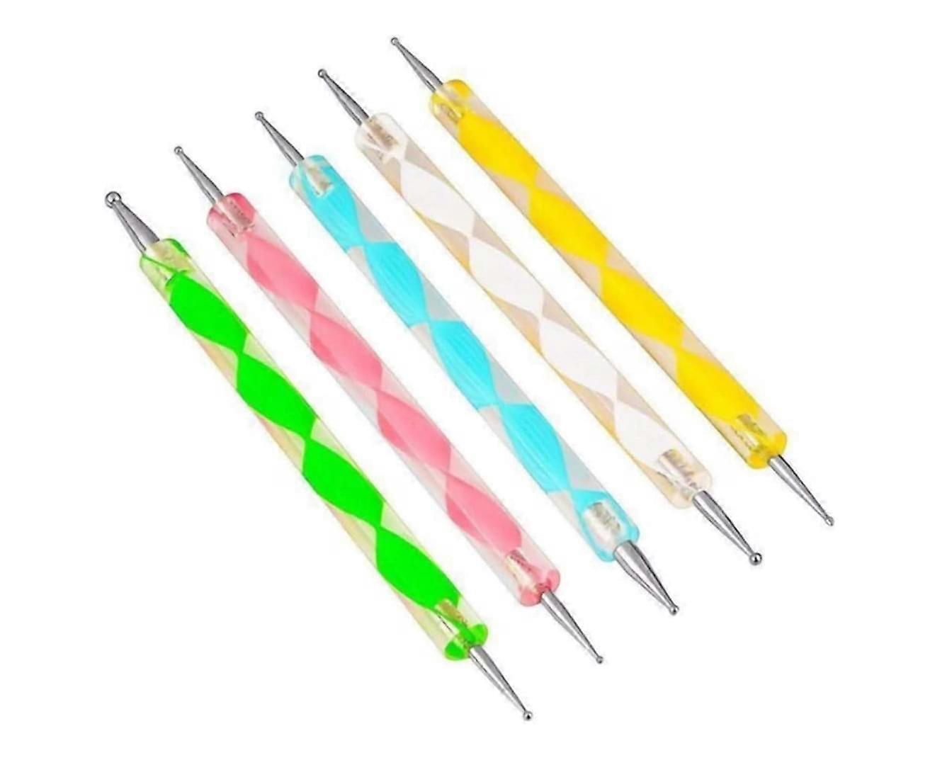 5 Pc Nail Art Tip Dot Paint Manicure Kit